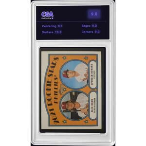 2021 Topps Heritage #11 Alec Bohm & Spencer Howard RC - CGA 9.0 Digital Grade